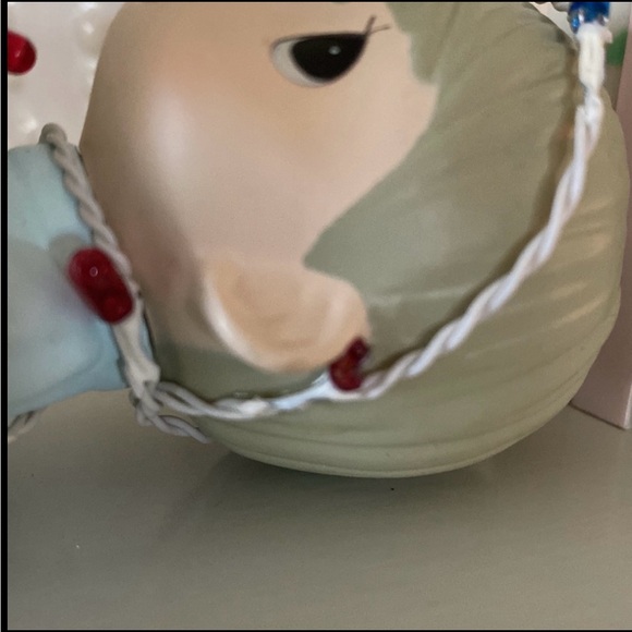 PRECIOUS MOMENTS bundle/8 ~ 7 Christmas ornaments & 1 stocking holder - Picture 3 of 15